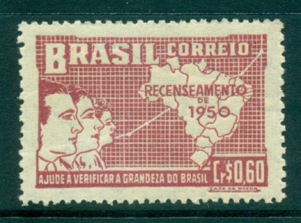 Brazil-1950-Census-MUH-lot36289