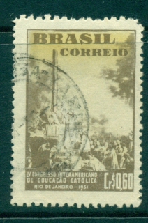 Brazil-1951-catholic-Education-FU-lot36301