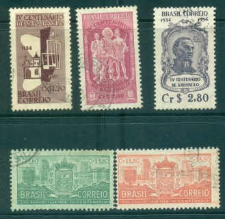 Brazil-1954-Anniv-jpg-Of-Sao-Paolo-FU-lot36347