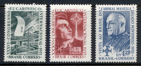 Brazil-1955-World-Eucharistic-Congress-MUH