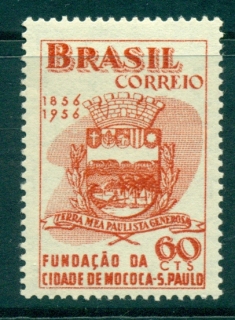 Brazil-1956-Centenary-of-Mococa-MLH-lot36382