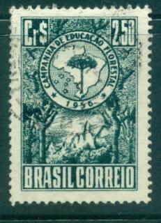 Brazil-1956-Forestry-Education-FU-lot36390