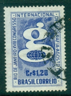 Brazil-1956-Geographical-Congress-FU-lot36383