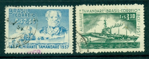 Brazil-1957-Admiral-Tamandare-FU-lot36405