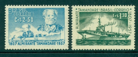 Brazil-1957-Admiral-Tamandare-Ship-MUH-lot35397