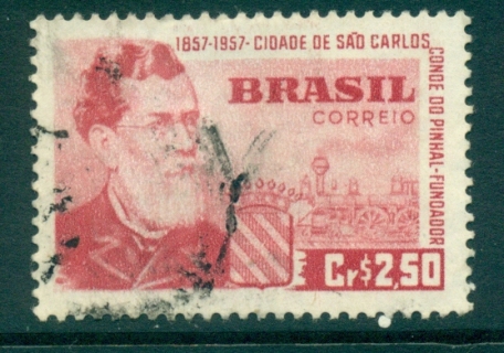 Brazil-1957-City-of-Sao-Carlos-FU-lot36402