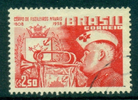 Brazil-1958-Brazilian-Marine-Corps-FU-lot36408