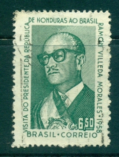 Brazil-1958-Pres-jpg-Ramon-Villeda-Morales-of-Honduras-lot36417