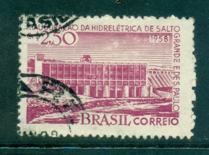 Brazil-1958-Sao-Paolo-State-power-plant-FU-lot36414