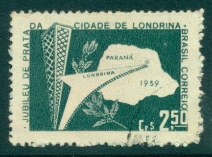 Brazil-1959-Founding-of-Londrina-FU-lot36444