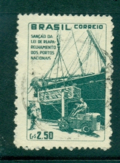 Brazil-1959-Merchant-Marine-Ship-FU-lot36439