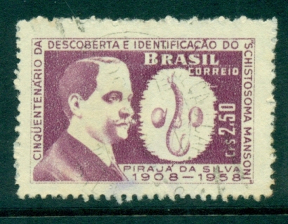 Brazil-1959-Schistosoma-Mansoni-parasite-FU-lot36450