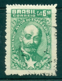 Brazil-1960-Zamenhof-FU-lot36452