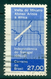 Brazil-1961-Brazil-Senegal-FU-lot36464