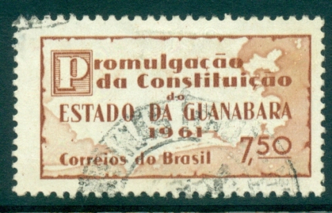 Brazil-1961-Constitution-of-State-of-Guanabara-FU-lot36462