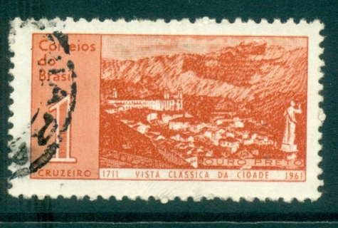 Brazil-1961-Ouro-Preto-FU-lot36465