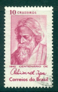 Brazil-1961-Rabindranath-Tagore-FU-lot36468