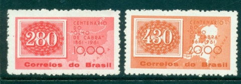 Brazil-1961-Stamp-Centenary-MLH-lot35398