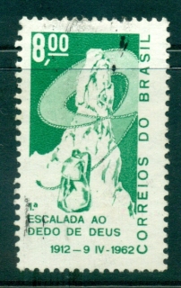 Brazil-1962-Finger-of-God-peak-FU-lot36472