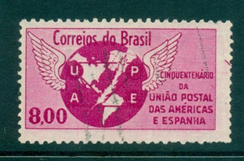 Brazil-1962-UPAE-Postal-Union-FU-lot36481