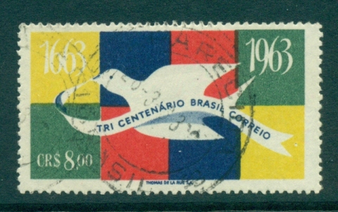 Brazil-1963-Postal-Service-Anniv-FU-lot36485