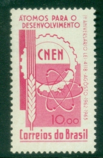 Brazil-1963-The-1st-Anniversary-of-the-National-Nuclear-Energy-Commission-MUH