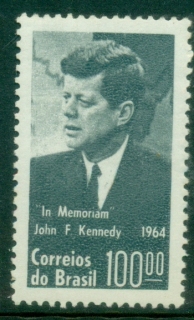 Brazil-1964-President-Kennedy-Commemoration-MUH