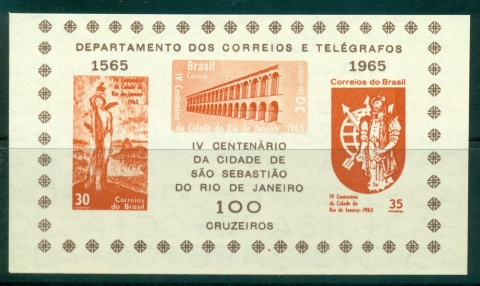 Brazil-1965-4th-cent-jpg-Of-Rio-de-Janeiro-100c-MS-MLH-lot36488