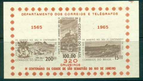 Brazil-1965-4th-cent-jpg-Of-Rio-de-Janeiro-320c-MS-MLH-lot36488