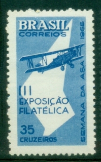Brazil-1965-Aviation-Week-and-the-3rd-Anniversary-of-the-National-Stamp-Exhibition-Sao-Paulo-Brazil-MUH