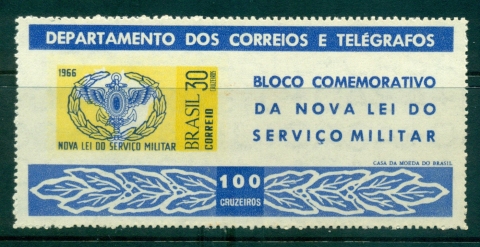 Brazil-1966-Military-Service-Law-MS-MLH-lot36490