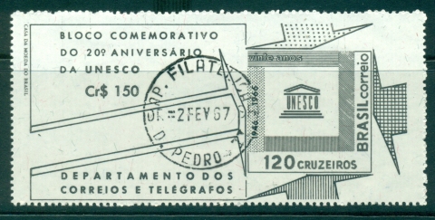 Brazil-1966-UNESCO-20th-Anniversary-MS-FU-lot36491