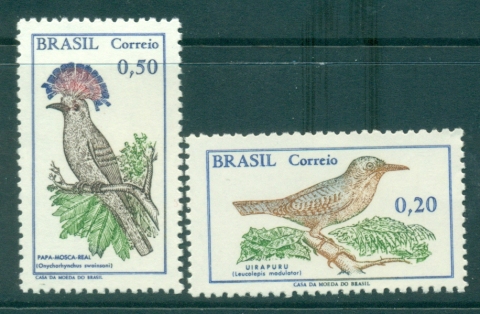 Brazil-1968-Birds-2-3-MUH-lot35403