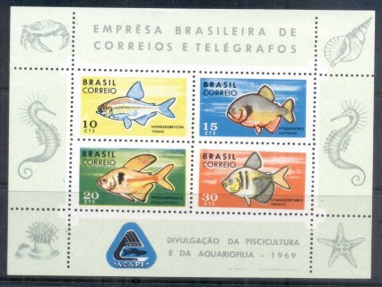 Brazil-1969-Preservation-of-Fishes-MS-MUH