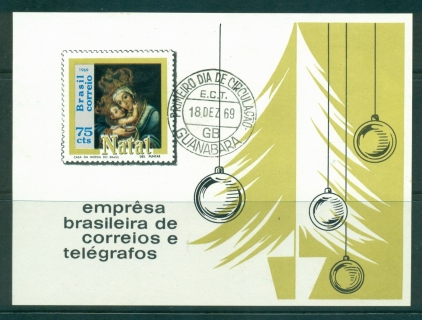 Brazil-1969-Xmas-MS-FU-lot36494