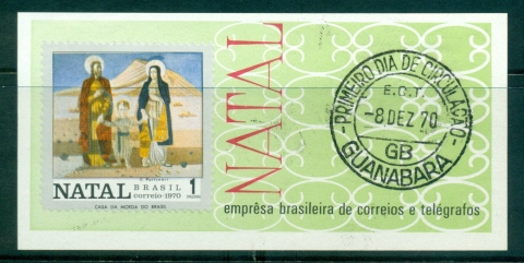 Brazil-1970-Xmas-MS-FU-lot36497