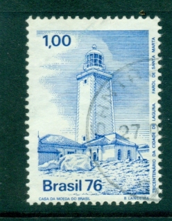 Brazil-1976-Santa-Marta-Lighthouse-FU-lot36511