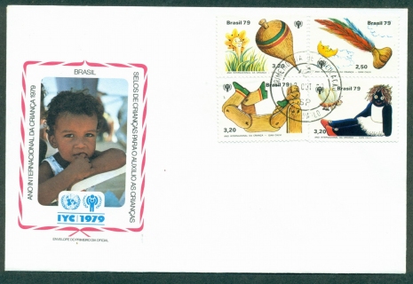 Brazil-1979-IYC-International-Year-of-the-Child-FDC-lot32062