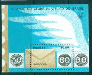 Brazil-1981-Philatelic-Club-of-Brazil-MS-MUH-Lot47080