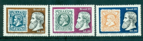 Brazil-1981-Stamp-day-MUH-lot35761