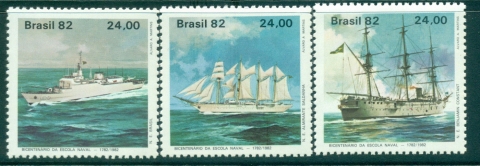 Brazil-1982-Naval-Academy-Training-Ships-MUH-lot35762