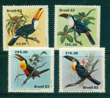 Brazil-1983-Birds-Toucans-MUH-lot35763