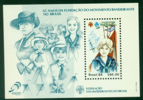 Brazil-1984-The-65th-Anniversary-of-the-Girl-Guides-Movement-in-Brazil-MS-MUH