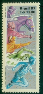 Brazil-1987-The-10th-Anniversary-of-the-Pan-American-Games-Indianapolis-U.S.A