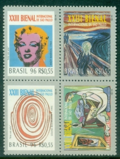 Brazil-1996-The-23rd-Anniversary-of-the-International-Biennale-Sao-Paulo-Paintings-MUH