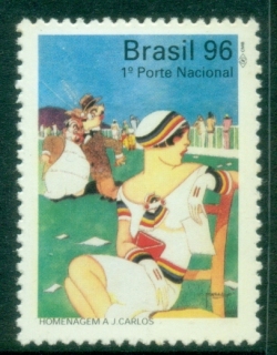 Brazil-1996-The-46th-Anniversary-of-the-Death-of-Jose-Carlos-de-Brito-e-Cunha-Caricaturist-1884-1950-MUH