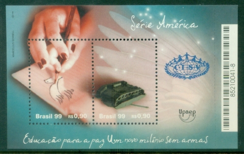 Brazil-1999-America-A-New-Millennium-without-Arms-MS-MUH