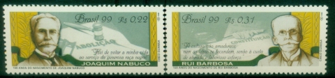 Brazil-1999-The-150th-Anniversary-of-the-Birth-of-Joaquim-Nabuco-Politician-1849-1910-and-the-150th-Anniversary-of-the-Birth-of-Rui-Barbosa-Politician-1849-1923-MUH