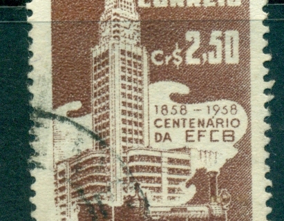 Brazil-1958-Central-railroad-Cent-FU-lot36409