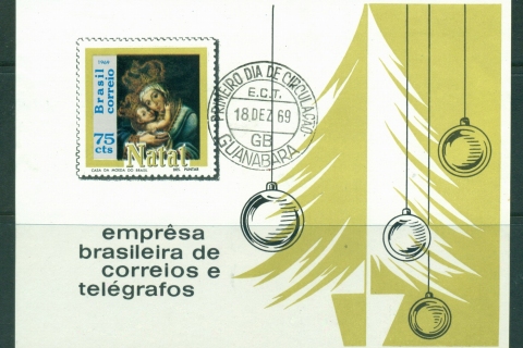 Brazil-1969-Xmas-MS-FU-lot36494